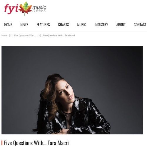 Tara Macri - FYI Music News